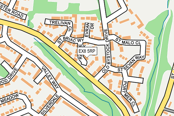 EX8 5RP map - OS OpenMap – Local (Ordnance Survey) EX8 5RP map - OS OpenMap – Local (Ordnance Survey)