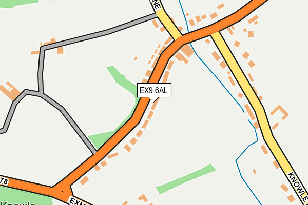 EX9 6AL map - OS OpenMap – Local (Ordnance Survey) EX9 6AL map - OS OpenMap – Local (Ordnance Survey)