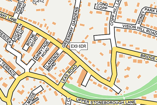 EX9 6DR map - OS OpenMap – Local (Ordnance Survey) EX9 6DR map - OS OpenMap – Local (Ordnance Survey)