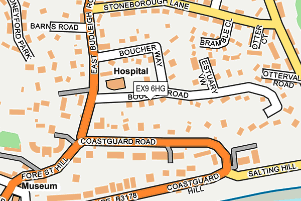 EX9 6HG map - OS OpenMap – Local (Ordnance Survey) EX9 6HG map - OS OpenMap – Local (Ordnance Survey)