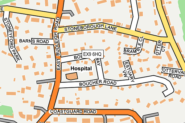 EX9 6HQ map - OS OpenMap – Local (Ordnance Survey) EX9 6HQ map - OS OpenMap – Local (Ordnance Survey)