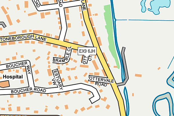 EX9 6JH map - OS OpenMap – Local (Ordnance Survey) EX9 6JH map - OS OpenMap – Local (Ordnance Survey)