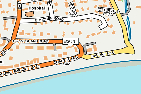 EX9 6NT map - OS OpenMap – Local (Ordnance Survey) EX9 6NT map - OS OpenMap – Local (Ordnance Survey)