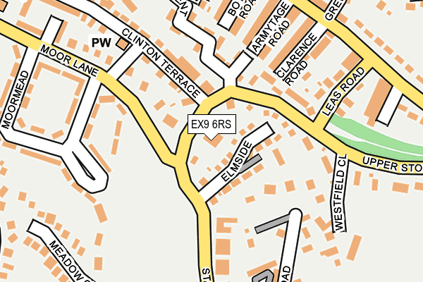 EX9 6RS map - OS OpenMap – Local (Ordnance Survey) EX9 6RS map - OS OpenMap – Local (Ordnance Survey)