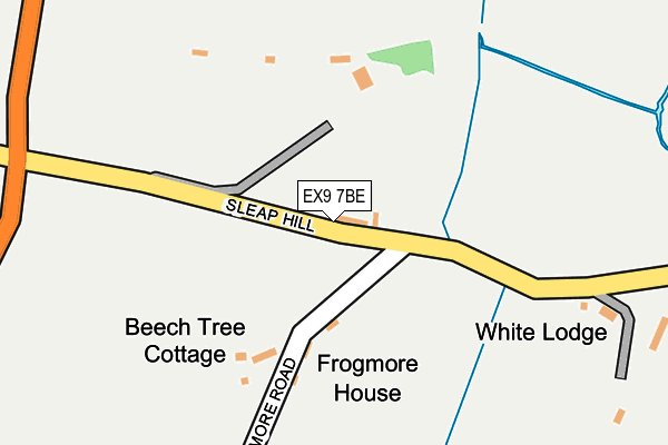 EX9 7BE map - OS OpenMap – Local (Ordnance Survey) EX9 7BE map - OS OpenMap – Local (Ordnance Survey)