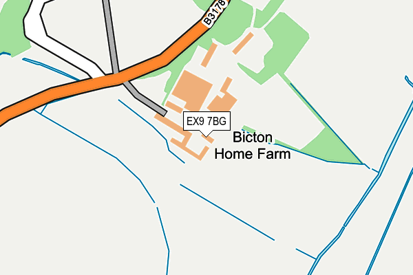 EX9 7BG map - OS OpenMap – Local (Ordnance Survey) EX9 7BG map - OS OpenMap – Local (Ordnance Survey)