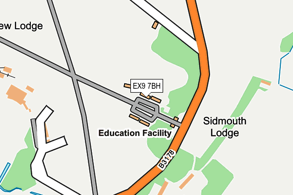 EX9 7BH map - OS OpenMap – Local (Ordnance Survey) EX9 7BH map - OS OpenMap – Local (Ordnance Survey)