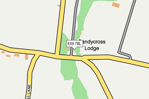 EX9 7BL map - OS OpenMap – Local (Ordnance Survey) EX9 7BL map - OS OpenMap – Local (Ordnance Survey)