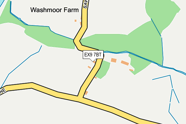 EX9 7BT map - OS OpenMap – Local (Ordnance Survey) EX9 7BT map - OS OpenMap – Local (Ordnance Survey)