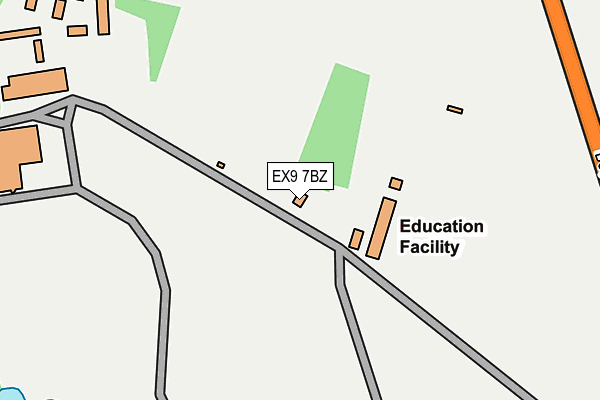 EX9 7BZ map - OS OpenMap – Local (Ordnance Survey) EX9 7BZ map - OS OpenMap – Local (Ordnance Survey)