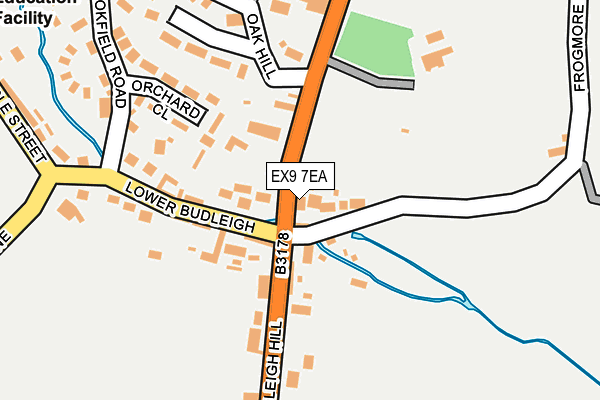 EX9 7EA map - OS OpenMap – Local (Ordnance Survey) EX9 7EA map - OS OpenMap – Local (Ordnance Survey)
