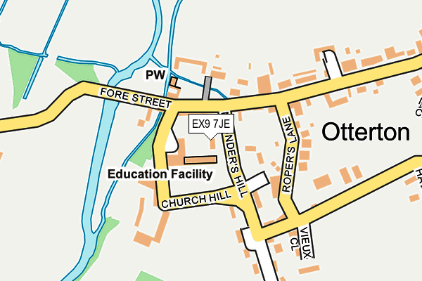 EX9 7JE map - OS OpenMap – Local (Ordnance Survey) EX9 7JE map - OS OpenMap – Local (Ordnance Survey)