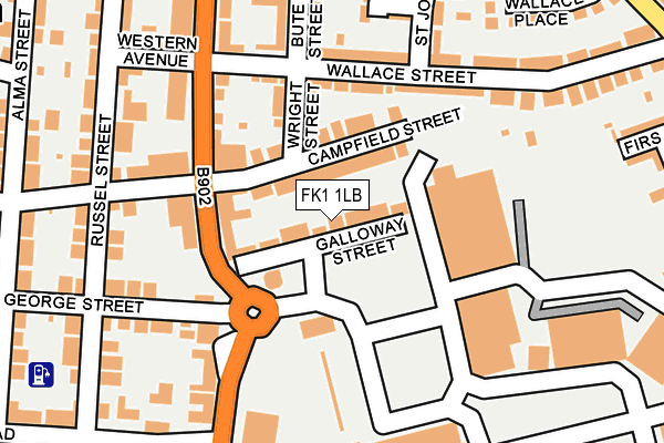 FK1 1LB map - OS OpenMap – Local (Ordnance Survey) FK1 1LB map - OS OpenMap – Local (Ordnance Survey)