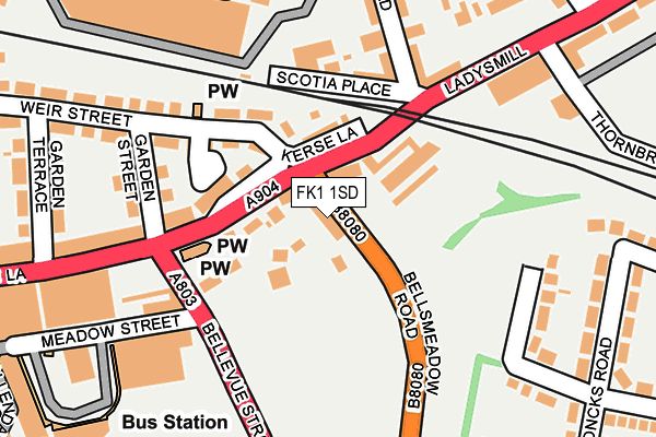FK1 1SD map - OS OpenMap – Local (Ordnance Survey) FK1 1SD map - OS OpenMap – Local (Ordnance Survey)