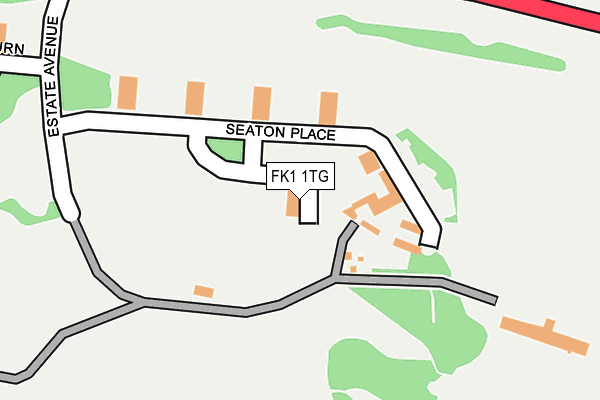 FK1 1TG map - OS OpenMap – Local (Ordnance Survey) FK1 1TG map - OS OpenMap – Local (Ordnance Survey)