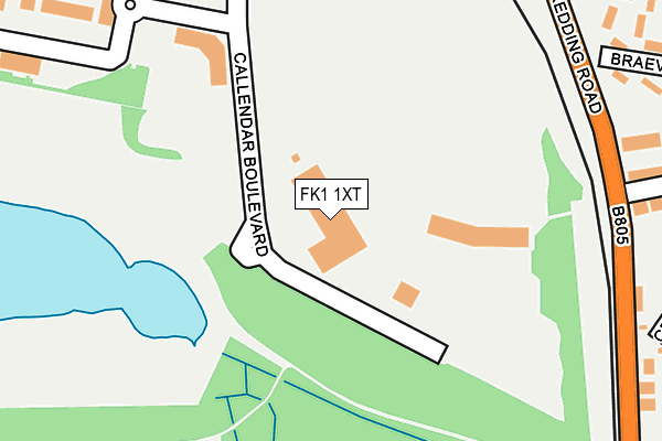 FK1 1XT map - OS OpenMap – Local (Ordnance Survey) FK1 1XT map - OS OpenMap – Local (Ordnance Survey)