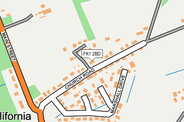 FK1 2BD map - OS OpenMap – Local (Ordnance Survey) FK1 2BD map - OS OpenMap – Local (Ordnance Survey)