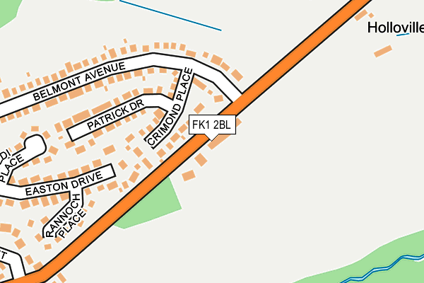 FK1 2BL map - OS OpenMap – Local (Ordnance Survey) FK1 2BL map - OS OpenMap – Local (Ordnance Survey)
