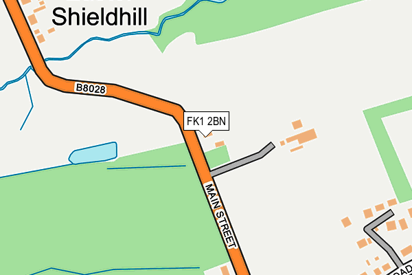 FK1 2BN map - OS OpenMap – Local (Ordnance Survey) FK1 2BN map - OS OpenMap – Local (Ordnance Survey)