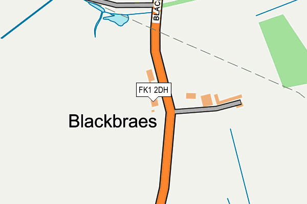 FK1 2DH map - OS OpenMap – Local (Ordnance Survey) FK1 2DH map - OS OpenMap – Local (Ordnance Survey)