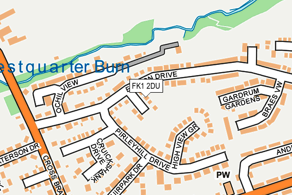 FK1 2DU map - OS OpenMap – Local (Ordnance Survey) FK1 2DU map - OS OpenMap – Local (Ordnance Survey)