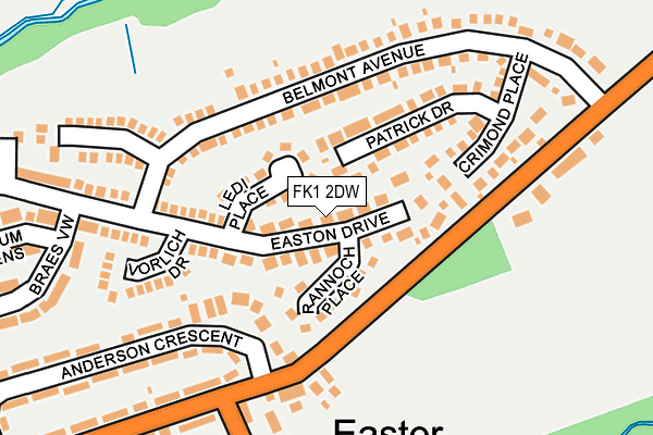 FK1 2DW map - OS OpenMap – Local (Ordnance Survey) FK1 2DW map - OS OpenMap – Local (Ordnance Survey)
