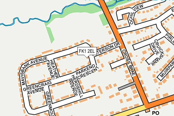 FK1 2EL map - OS OpenMap – Local (Ordnance Survey) FK1 2EL map - OS OpenMap – Local (Ordnance Survey)