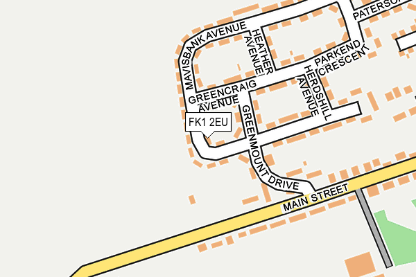 FK1 2EU map - OS OpenMap – Local (Ordnance Survey) FK1 2EU map - OS OpenMap – Local (Ordnance Survey)