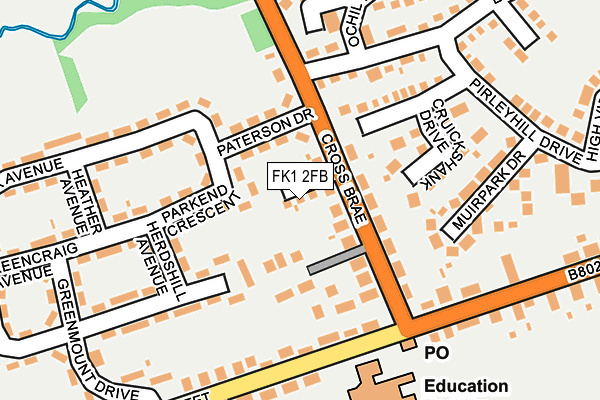 FK1 2FB map - OS OpenMap – Local (Ordnance Survey) FK1 2FB map - OS OpenMap – Local (Ordnance Survey)