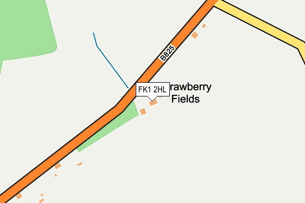 FK1 2HL map - OS OpenMap – Local (Ordnance Survey) FK1 2HL map - OS OpenMap – Local (Ordnance Survey)