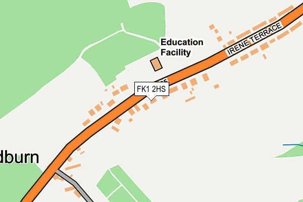 FK1 2HS map - OS OpenMap – Local (Ordnance Survey) FK1 2HS map - OS OpenMap – Local (Ordnance Survey)