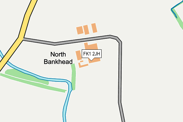 FK1 2JH map - OS OpenMap – Local (Ordnance Survey) FK1 2JH map - OS OpenMap – Local (Ordnance Survey)