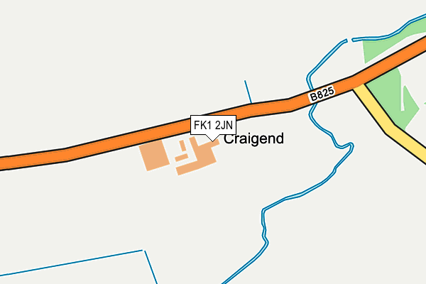 FK1 2JN map - OS OpenMap – Local (Ordnance Survey) FK1 2JN map - OS OpenMap – Local (Ordnance Survey)
