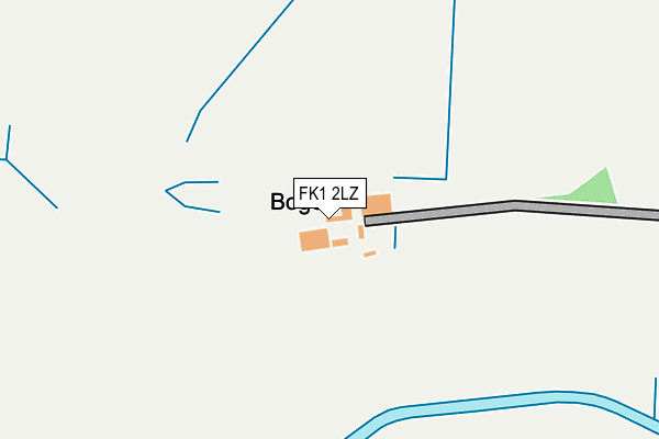 FK1 2LZ map - OS OpenMap – Local (Ordnance Survey) FK1 2LZ map - OS OpenMap – Local (Ordnance Survey)