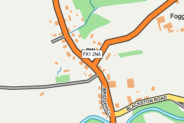 FK1 2NA map - OS OpenMap – Local (Ordnance Survey) FK1 2NA map - OS OpenMap – Local (Ordnance Survey)