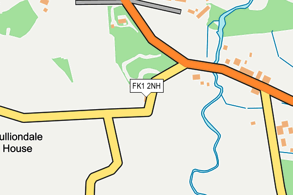 FK1 2NH map - OS OpenMap – Local (Ordnance Survey) FK1 2NH map - OS OpenMap – Local (Ordnance Survey)