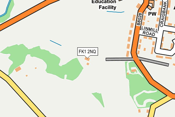 FK1 2NQ map - OS OpenMap – Local (Ordnance Survey) FK1 2NQ map - OS OpenMap – Local (Ordnance Survey)