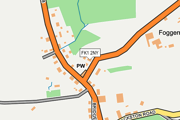 FK1 2NY map - OS OpenMap – Local (Ordnance Survey) FK1 2NY map - OS OpenMap – Local (Ordnance Survey)