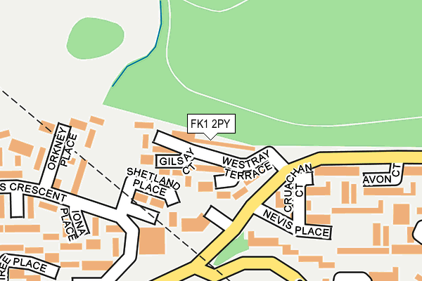 FK1 2PY map - OS OpenMap – Local (Ordnance Survey) FK1 2PY map - OS OpenMap – Local (Ordnance Survey)