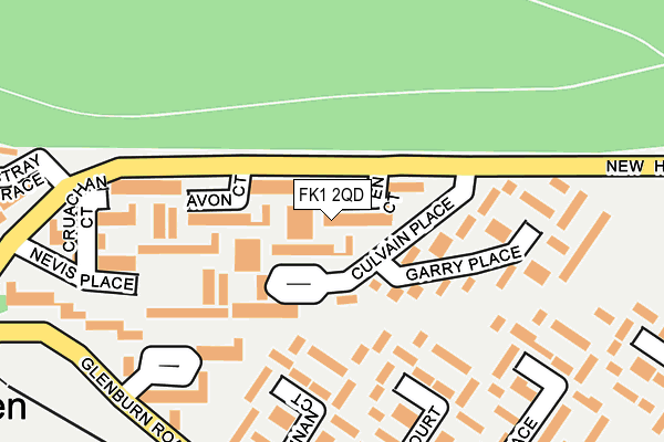 FK1 2QD map - OS OpenMap – Local (Ordnance Survey) FK1 2QD map - OS OpenMap – Local (Ordnance Survey)