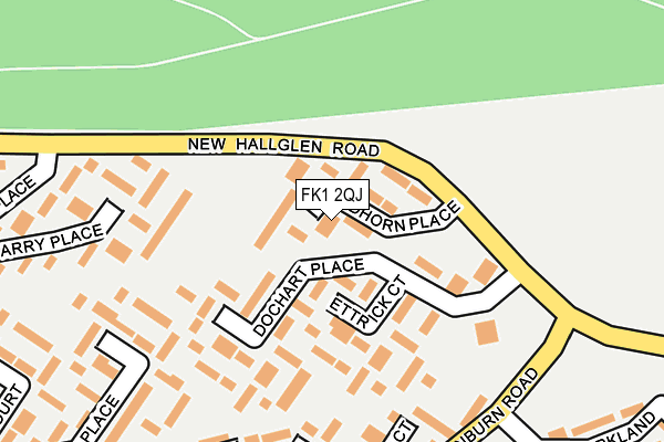 FK1 2QJ map - OS OpenMap – Local (Ordnance Survey) FK1 2QJ map - OS OpenMap – Local (Ordnance Survey)