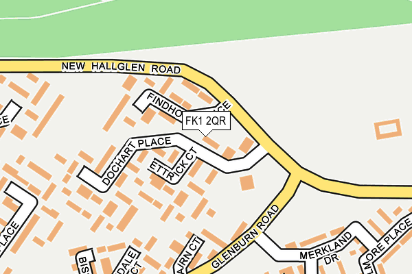 FK1 2QR map - OS OpenMap – Local (Ordnance Survey) FK1 2QR map - OS OpenMap – Local (Ordnance Survey)
