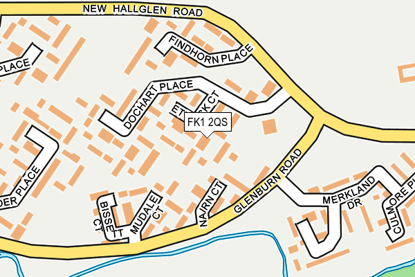 FK1 2QS map - OS OpenMap – Local (Ordnance Survey) FK1 2QS map - OS OpenMap – Local (Ordnance Survey)