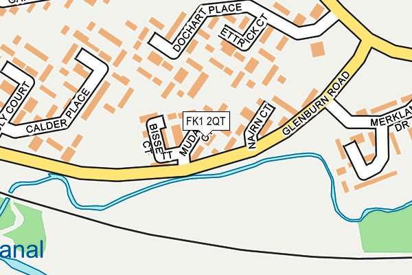 FK1 2QT map - OS OpenMap – Local (Ordnance Survey) FK1 2QT map - OS OpenMap – Local (Ordnance Survey)