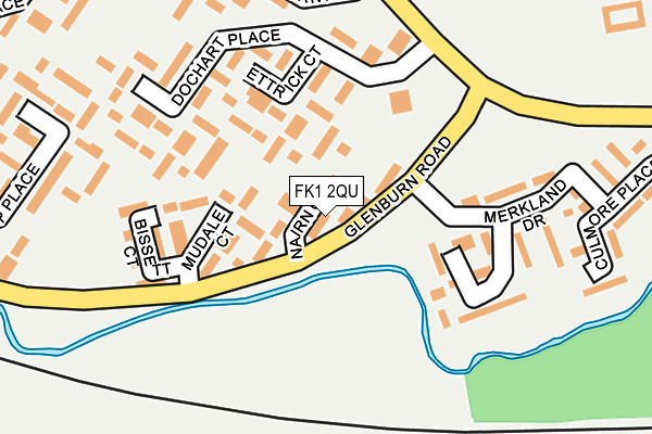 FK1 2QU map - OS OpenMap – Local (Ordnance Survey) FK1 2QU map - OS OpenMap – Local (Ordnance Survey)