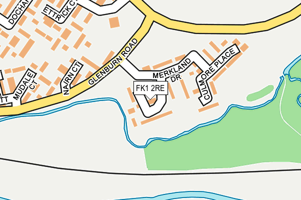 FK1 2RE map - OS OpenMap – Local (Ordnance Survey) FK1 2RE map - OS OpenMap – Local (Ordnance Survey)