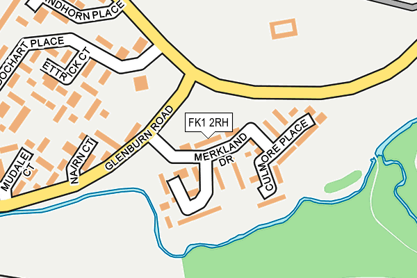 FK1 2RH map - OS OpenMap – Local (Ordnance Survey) FK1 2RH map - OS OpenMap – Local (Ordnance Survey)