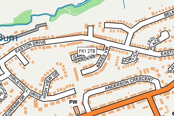 FK1 2TB map - OS OpenMap – Local (Ordnance Survey) FK1 2TB map - OS OpenMap – Local (Ordnance Survey)