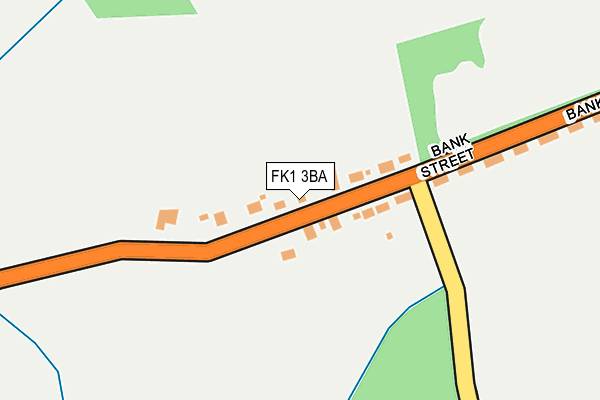 FK1 3BA map - OS OpenMap – Local (Ordnance Survey) FK1 3BA map - OS OpenMap – Local (Ordnance Survey)