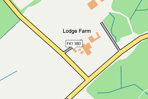 FK1 3BD map - OS OpenMap – Local (Ordnance Survey) FK1 3BD map - OS OpenMap – Local (Ordnance Survey)